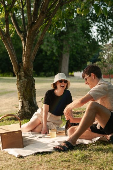 People in a Wanaka park having a picnic